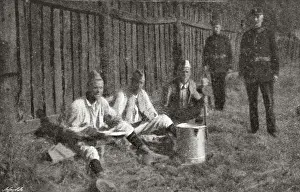 Parkhurst Prison Refreshment Break Print, circa 1900