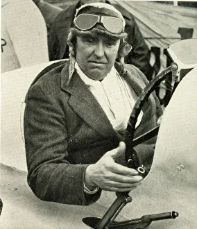 Parry Thomas, motor racing driver, at the wheel of Babs Parry Thomas, motor racing driver, at the wheel of Babs