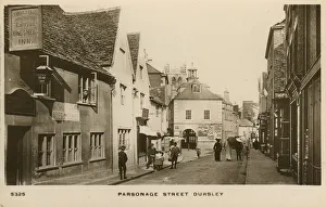 Parsonage Street (Showing the King's Head Inn), Dursley, Gloucestershire, England Parsonage Street (Showing the King's Head Inn), Dursley, Gloucestershire, England