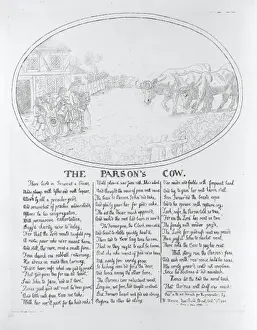 Vintage Cartoon Art Prints: The parsons cow