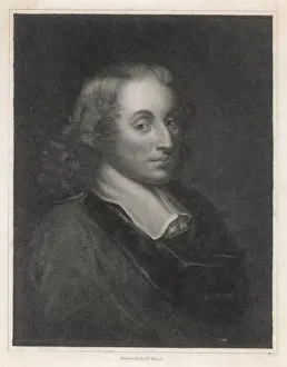 17th Century Philosopher Prints: Pascal (Champagne)