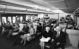 Boeing 747 Economy Class Interior Print, 1960s