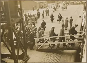 Print of Passengers Embarking at Newcastle