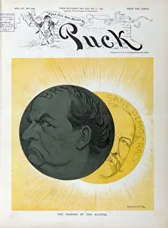 Puck Magazine Artwork Prints: The passing of the eclipse