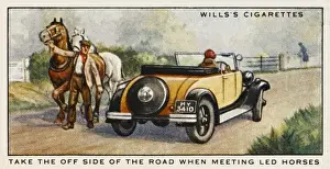 Horses Passing Print