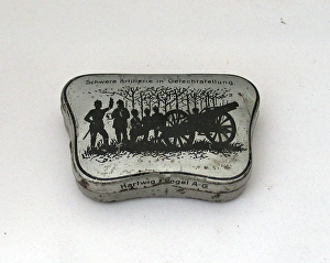 A patriotic Hartwig & Vogel AG lozenge box A patriotic Hartwig & Vogel AG lozenge box