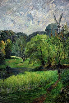 Paul Gauguin (1848-1903). The Queens Mill (1885). Ny Carlsb Paul Gauguin (1848-1903). The Queens Mill (1885). Ny Carlsb