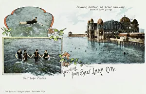 Pavilion Saltair on Great Salt Lake, Salt Lake City Pavilion Saltair on Great Salt Lake, Salt Lake City