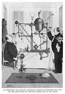 Pea Apparatus by William Heath Robinson Pea Apparatus by William Heath Robinson