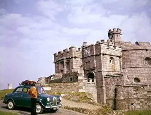 Pendennis Castle Print, Cornwall circa Art Prints, Posters