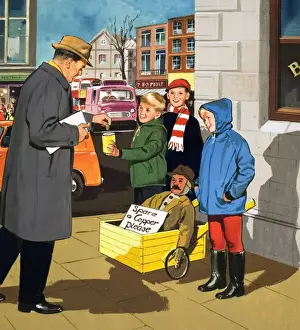 Penny for the Guy Print, a 1965 illustration