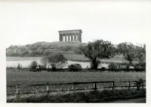 Prints of Penshaw Monument, Sunderland, County Durham, England. Date: 1960s Monuments And Memorial Prints: Penshaw Monument Print, Sunderland, England, 1960s