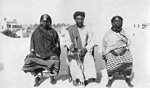 Three people of Kismayo, Somalia, East Africa Three people of Kismayo, Somalia, East Africa