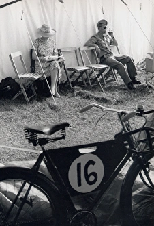 People relaxing at Goodwood, West Sussex People relaxing at Goodwood, West Sussex