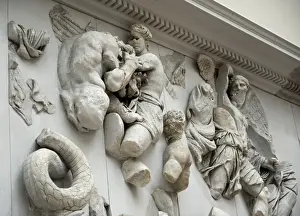 Pergamon Altar Prints: Pergamon Altar. Aether and Uranus