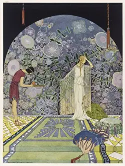 Framed Print : Persephone Down Under Print Framed Print : Persephone Down Under Print