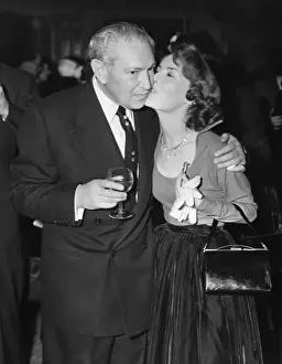 Dorchester Hotel History Prints: Petula Clark and Max Factor
