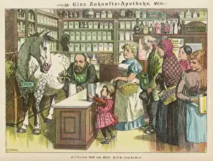 Print of Pharmacy of the Future by Emil Adolf von Behring