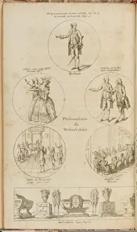 Engraved Print of Mesmerism Phenomena