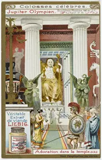 Greek Mythology Statues Prints: Phidiass Zeus Statue