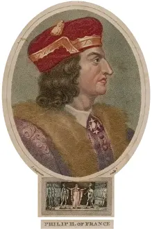 Medieval French Monarchs Prints: Philippe II (Col)