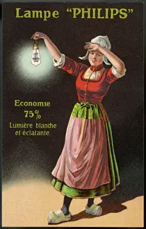 Advertising From The Past Prints: Philips Lamp Advert