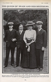 Photo of the Queen of Spain and her brothers, the Tatler Photo of the Queen of Spain and her brothers, the Tatler