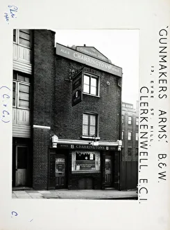 Photograph of Gunmakers Arms, Clerkenwell, London Photograph of Gunmakers Arms, Clerkenwell, London
