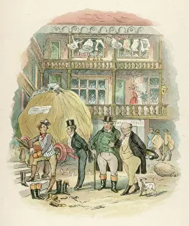 Charles Dickens Prints: Print of Mr Samuel Weller from Charles Dickens' Pickwick