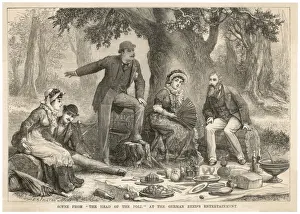 Vintage Theatre Entertainment Prints: Picnic on Stage
