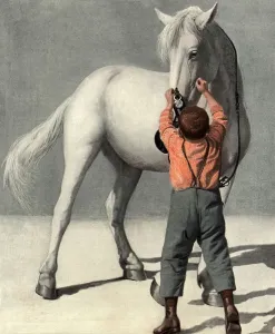 Boy with Horse Print 1914