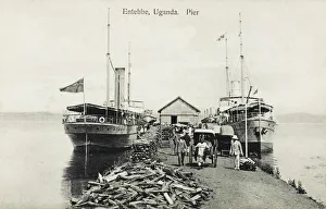 The pier at Entebbe, Uganda - Lake Victoria The pier at Entebbe, Uganda - Lake Victoria