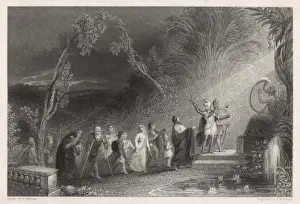 Classic Literature Illustration Prints: PILGRIMs PROGRESS / 1678