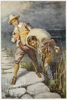 Historical Book Illustrations Prints: Pilgrims Progress 3