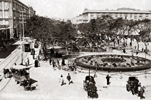 Place des Consuls, Alexandria, Egypt, circa 1890 Place des Consuls, Alexandria, Egypt, circa 1890
