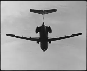 Vintage Air Travel Images Prints: Plane over Gatwick