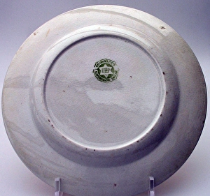 Plate inscribed When the ell is it goin to be strawberry Plate inscribed When the ell is it goin to be strawberry