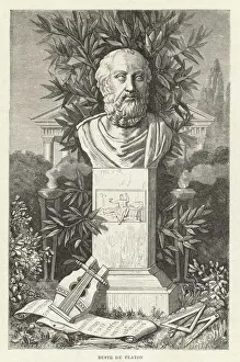 Plato Prints: Plato Bust Print