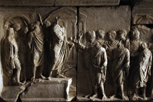 Plutei of Trajan. Relief. Rome. Italy Plutei of Trajan. Relief. Rome. Italy