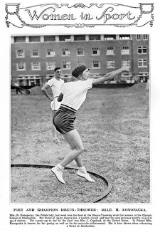 Poet and discus thrower, Mlle. H. Konopacka Poet and discus thrower, Mlle. H. Konopacka