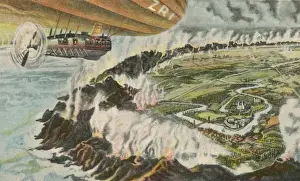 Beyond the Poles Print, South Pole Overflight 1929
