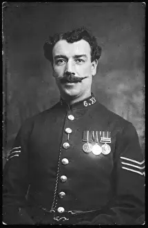 Historical Police Uniforms Prints: Police Reserve Sergeant