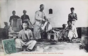 Con Son Island Prison Scene Print, circa 1907