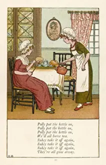 Mary Evans Print: Polly Put the Kettle On