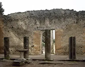 Pompeii Ruins Italy Prints: Pompeii. Triangular Forum