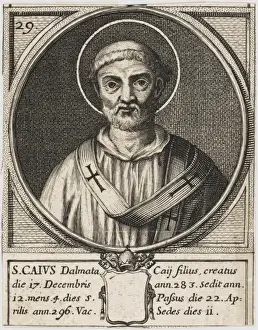 Early Christian Leaders Prints: Pope Caius