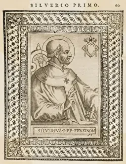 Early Christian Leaders Prints: Pope Silverius