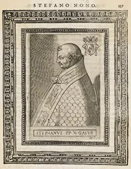 Pope Stephanus IX Print