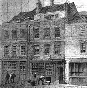 London Georgian Architecture Prints: Popes house