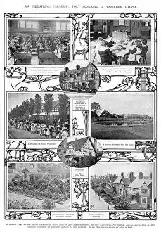 Port Sunlight Workers Utopia Print 1905